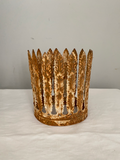 Metal crown,tall leaf feather crown for statues,busts and mannequins (3")