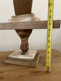 Vintage claw foot stand-bar wood stand -bathtub feet 6