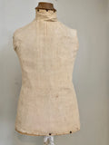 Antique Mannequin dress form with antique wood base