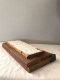 Wood base made from old barn wood