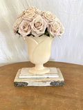 Wood base made from old barn wood