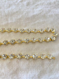 Rhinestone chain, 6mm rhinestone chain by the foot, crystal chain, stones on a chain