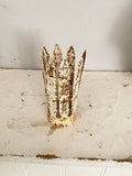 Metal crown,tall leaf feather crown for statues,busts and mannequins (1 3/4")