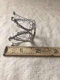 Small rhinestone crowns, 2 rhinestone crown pair, silver rhinestone crown, ornate crown,ornamental crown,king crown,doll crown