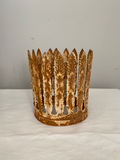 Metal crown,tall leaf feather crown for statues,busts and mannequins (3 3/4")