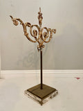 Cast iron Jewelry Stand,necklace display,salvaged fence part