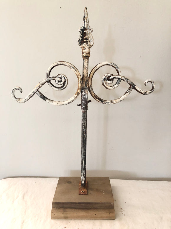 Cast iron Jewelry Stand,necklace display,salvaged fence part